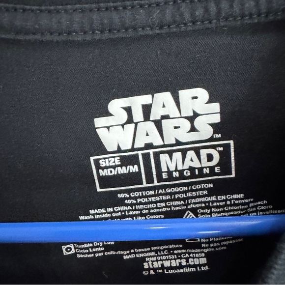 Star Wars Mad Engine Vintage Shirt Size Medium - Picture 3 of 6